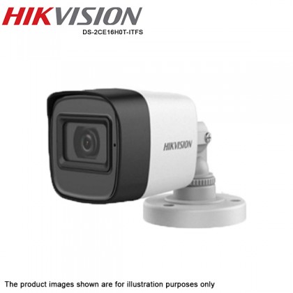 HIKVISION DS-2CE16H0T-ITFS 5MP 3.6MM FULL HD IR4 IN 1  BULLET AUDIO CAMERA